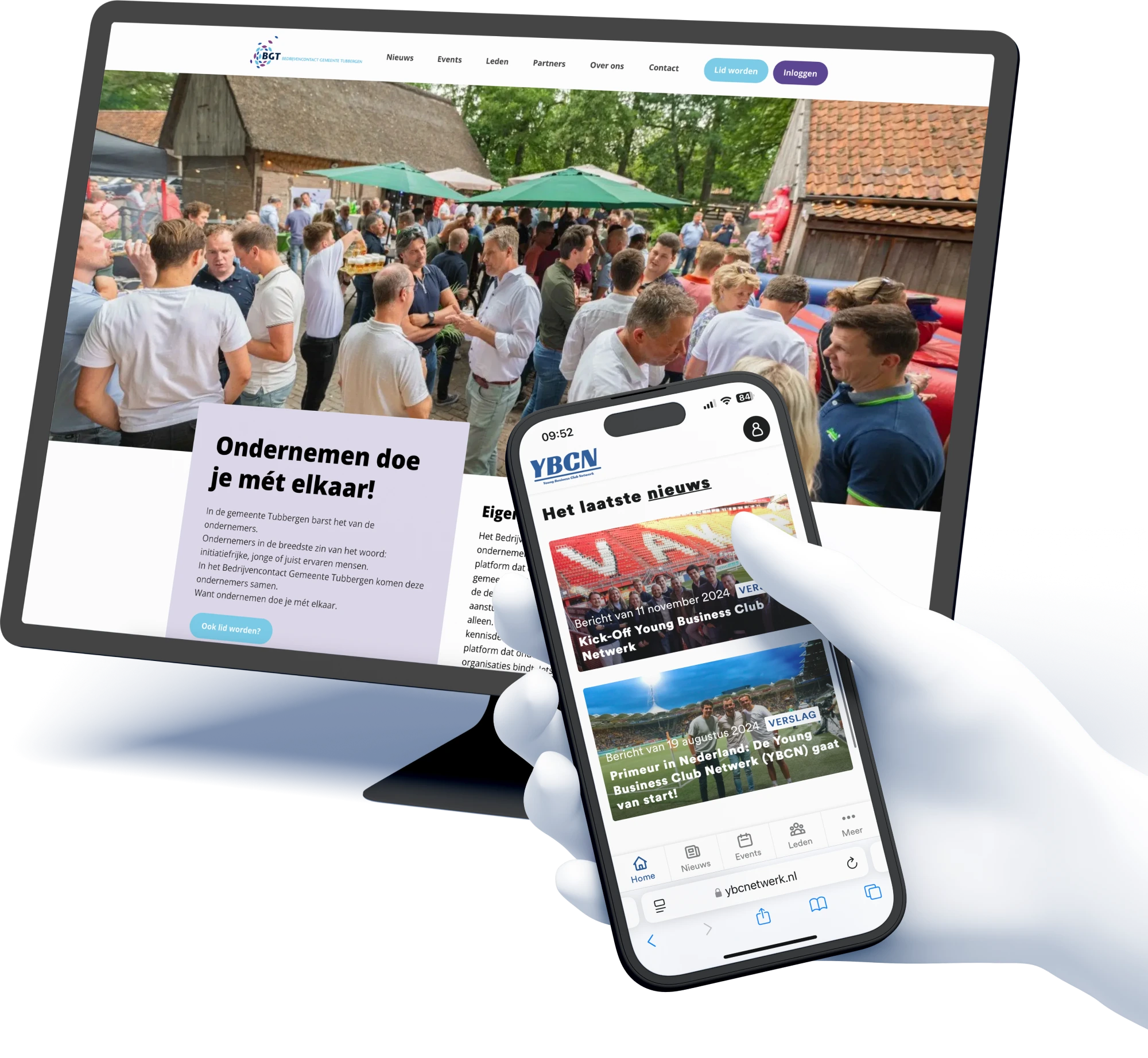 Website, app en ledenadministratie voor jouw club met Clubee